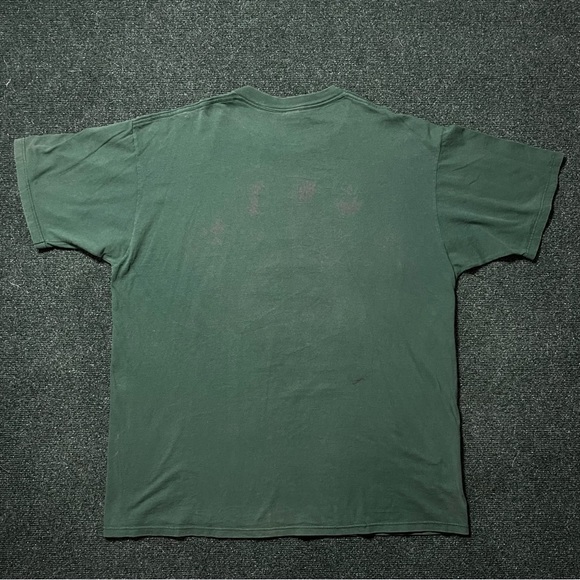 Vintage 90s New York Boroughs Tourist Collegiate Green T Shirt Size XL 24X30 - Picture 9 of 13